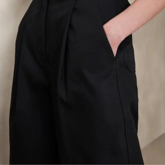 Banana Republic The Barrel Leg Chino Pant Black 8 754558 - Picture 2 of 12